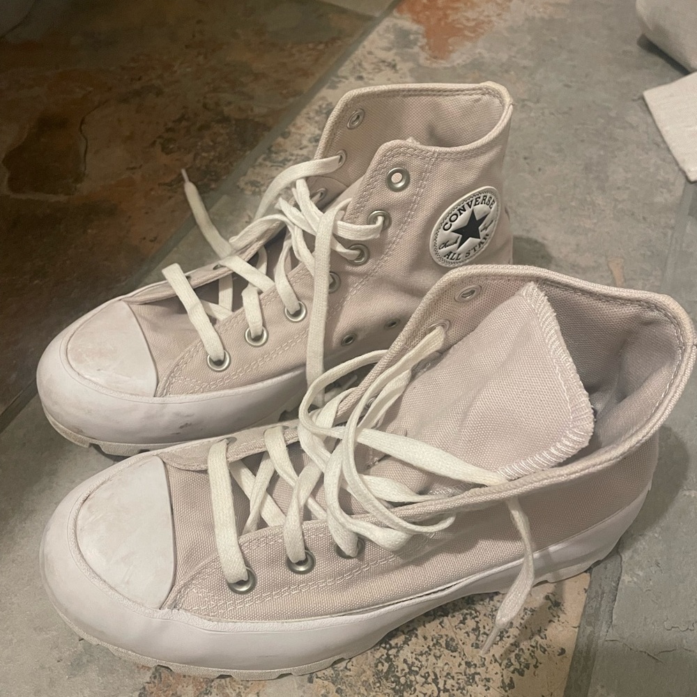 Women's Converse Chuck Taylor All Star Lugged Shoes Desert Sand Beige Size 8